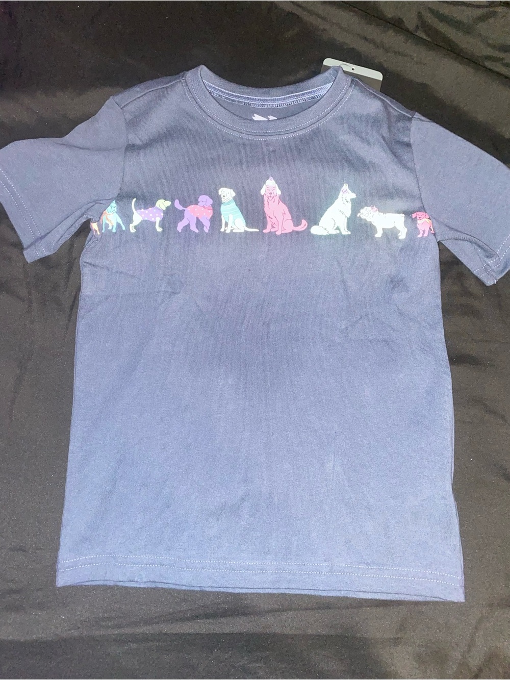 Kids Life is Good Blue Dog Graphic Tee